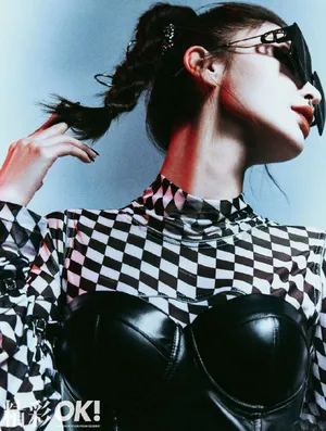 angelababy朋克造型超A写真图片_6