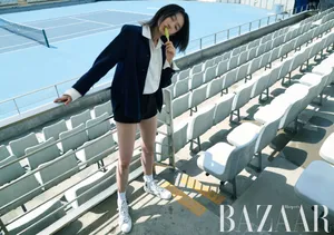 周依然风犬少年芭莎大片图片_5