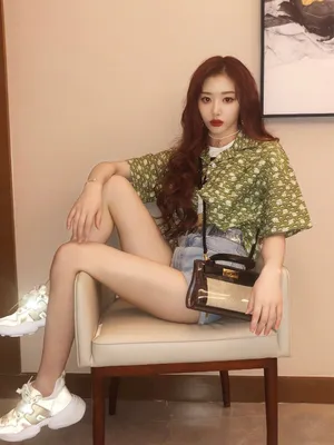 孔雪儿清爽夏日私服照图片_2