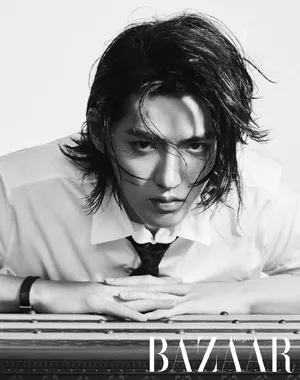 吴亦凡黑白湿发造型写真图片_8