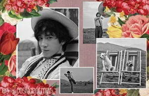 井柏然小清新花车大片写真图片