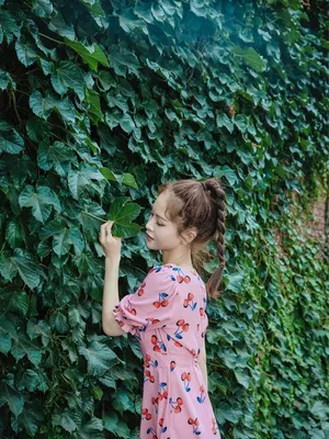 徐紫茵粉裙甜美写真图片_5