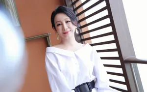 秦海璐白裙性感优雅写真图片_6
