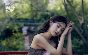 张佳宁双马尾造型写真图片
