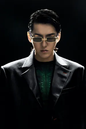 吴亦凡科幻风墨镜代言写真图片_2