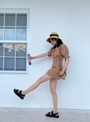 施诗焦糖味私服街拍图片_6