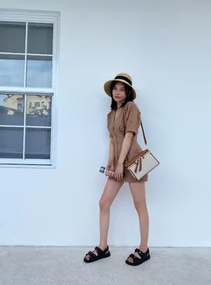 施诗焦糖味私服街拍图片_7