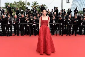周韵第68届戛纳电影节性感图片