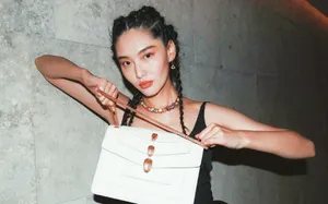 陈碧舸吊带裙酷感写真图片