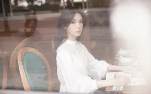 陈瑶白裙朦胧仙气写真图片