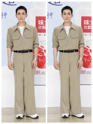 朱一龙复古工装造型品牌活动图片_4
