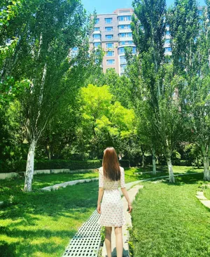 马泽涵印花裙清新俏皮图片_13