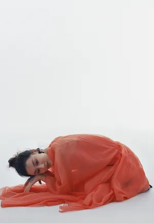 孙佳雨薄纱裙性感写真图片_2