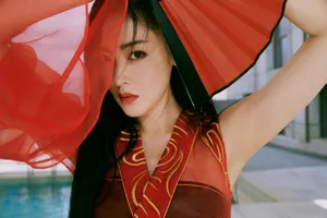 张天爱性感古风造型写真图片
