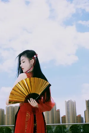 张天爱性感古风造型写真图片_7
