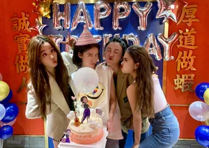 张雪迎清新甜美生日会图片_3