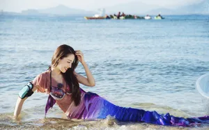 吉娜美人鱼泳装造型写真图片_8
