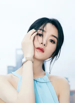 赵丽颖绑带裙性感写真图片