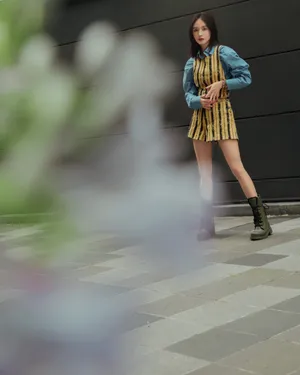 王子文清爽养眼写真图片_3