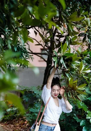 袁姗姗夏日街拍写真图片_4