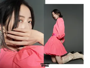 周雨彤父女合体大片写真图片_3