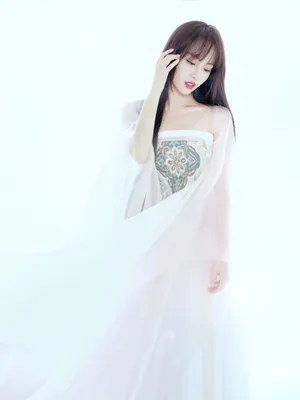 张嘉倪古风汉服仙气写真图片_3