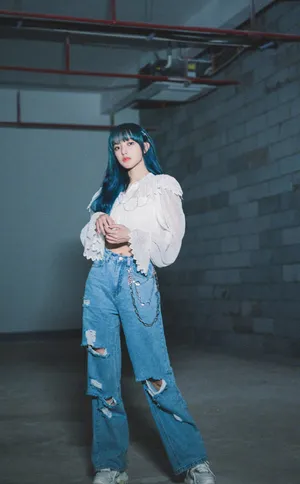 程潇法式仙女衫优雅写真图片_2