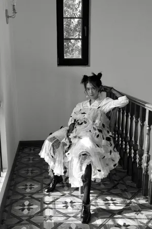 陈昊宇复古甜美黑白写真图片_7