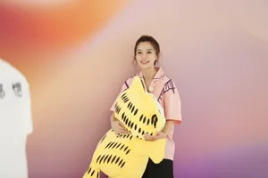angelababy奔跑吧清新粉嫩图片