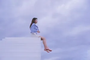 陈瑶赤足小清新写真图片_2