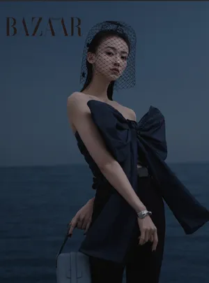 吴谨言时尚芭莎魅力写真大片_4