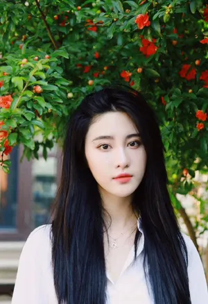 刘丁菡白衫清爽甜美写真图片_7