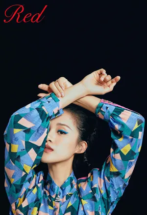 安悦溪水墨风裙性感写真图片_2