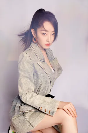 蒋梦婕牛仔套装性感写真图片_6