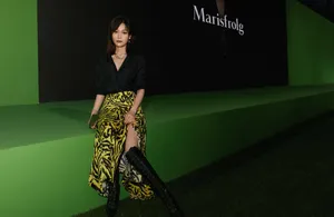 田沅豹纹裙酷感写真图片_6
