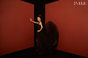 林源黑色西装魅力写真图片_4