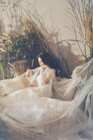 黎一萱白婚纱性感写真图片_3
