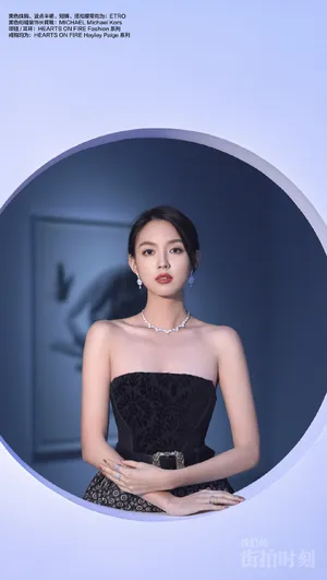 张梓琳抹胸裙性感写真图片_3