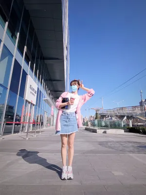 宣璐清爽私服街拍照图片_2