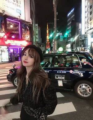 周扬青时尚街拍写真图片