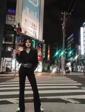 周扬青时尚街拍写真图片_5