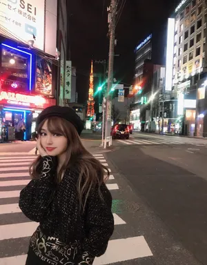 周扬青时尚街拍写真图片_14