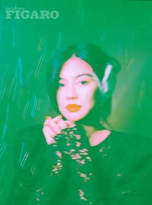 李蔓瑄复古红唇性感写真图片_3