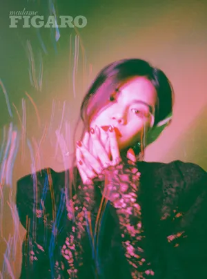 李蔓瑄复古红唇性感写真图片_7