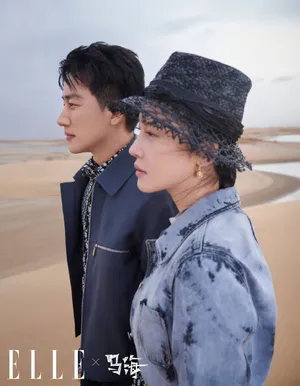 黄轩杨子姗沙漠风合体写真图片_6
