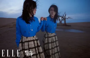 黄轩杨子姗沙漠风合体写真图片_8