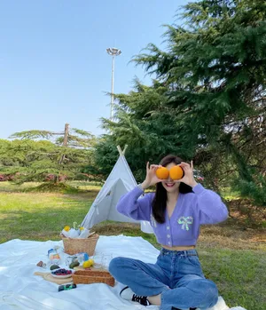 沈梦辰清新甜美私服图片_3