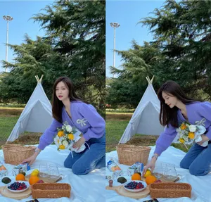 沈梦辰清新甜美私服图片_5