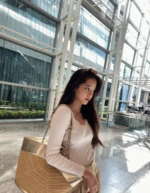 欧阳娜娜清甜少女感私服照图片