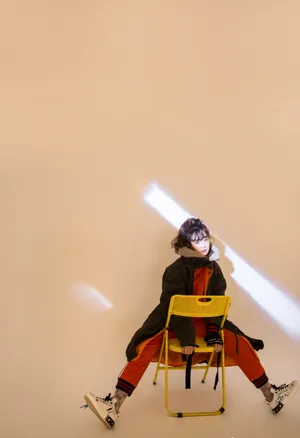 孙佳雨运动装潮流写真图片